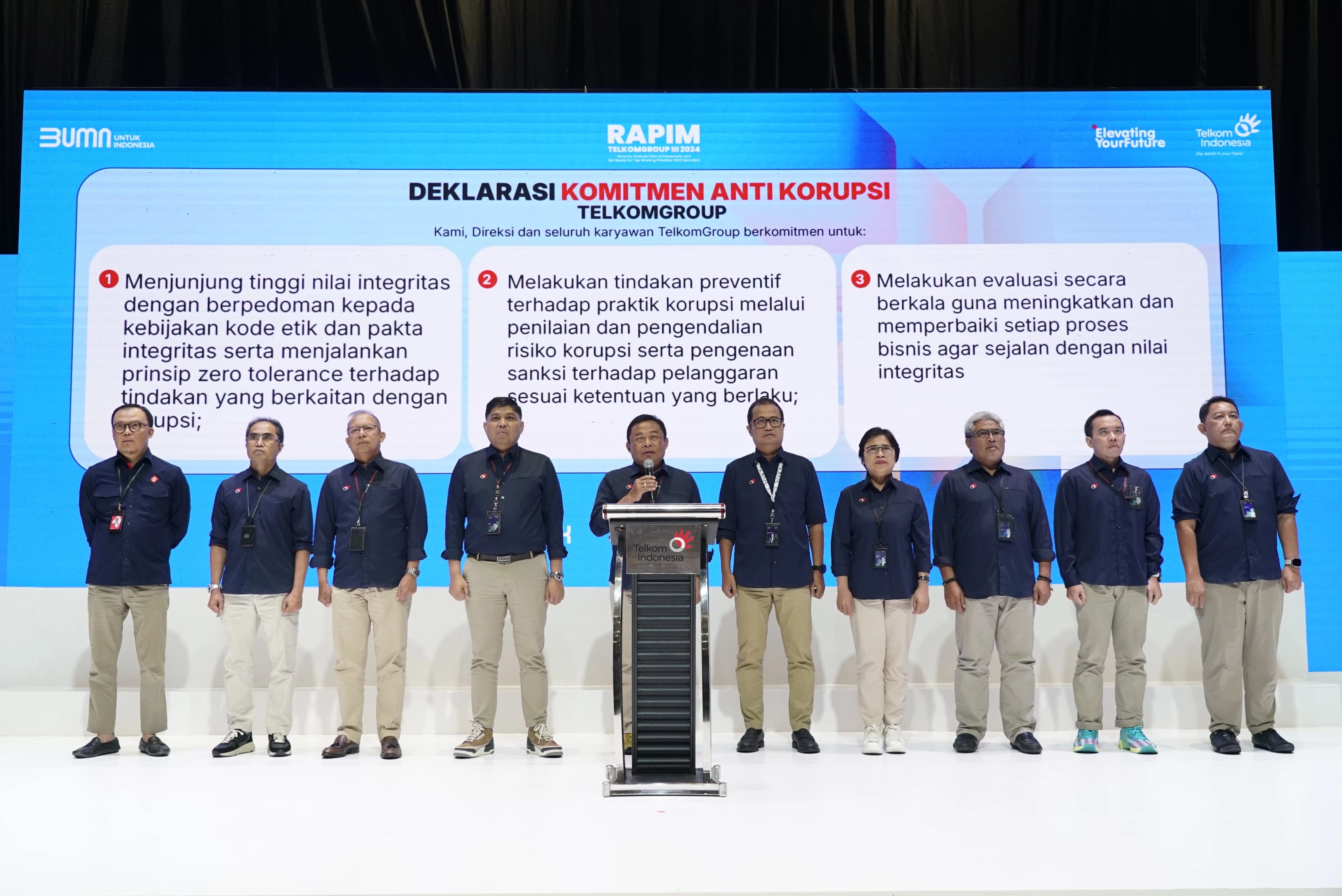 Deklarasi anti korupsi Telkom Indonesia